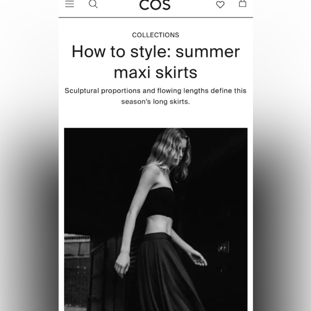 COS MIDI dress